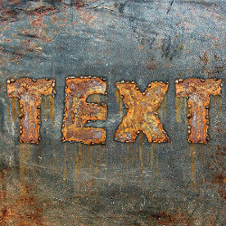 Effect Rusty Writing