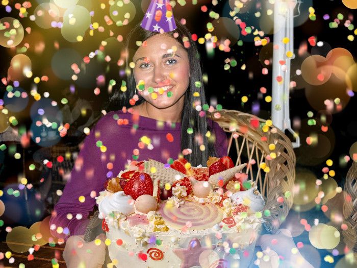 Effect. Birthday Party - PhotoFunia: Darmowe efekty fotograficzne i