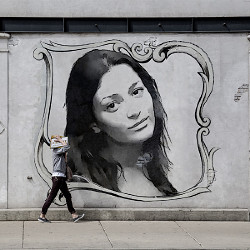 Effetto Murale in bianco e nero