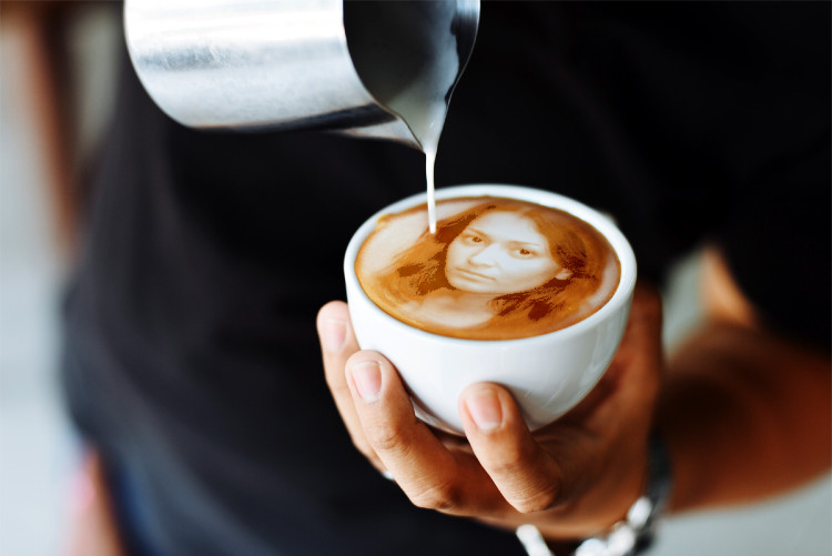 Latte Art - PhotoFunia: Free photo effects and online photo editor