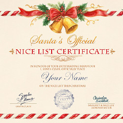 Effect Nice List Certificate