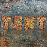 Effect Rusty Writing