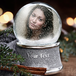 Personalised Christmas Snow Globe Choose Design