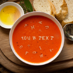 Effetto Lettere di zuppa
