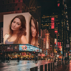 Эффект Таймз Сквер после дождя