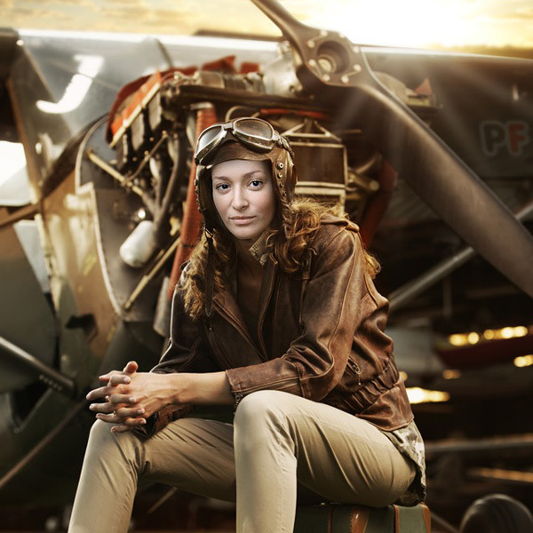 Woman Pilot Photofunia Free Photo Effects And Online